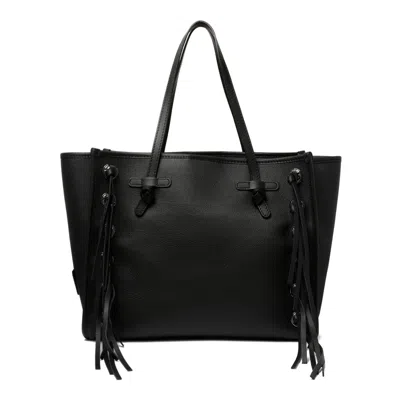 Marcella Black Leather Bag