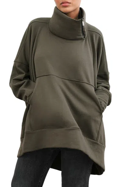 Marcella Boerum French Terry Sweatshirt In Green