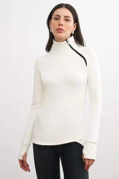 Marcella Brie Sweatshirt In White