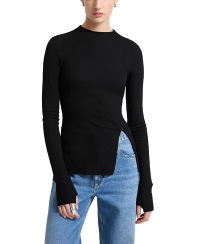 Marcella Clover Top In Black