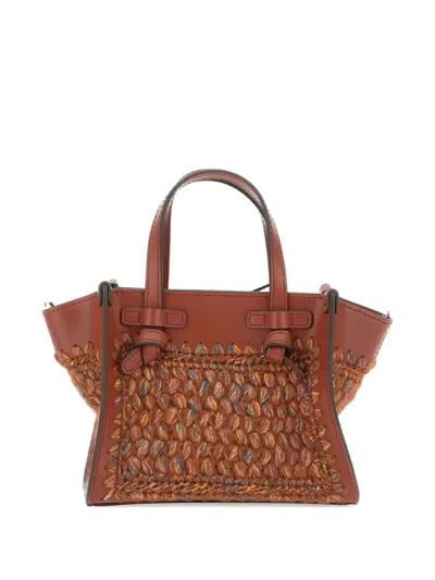 Marcella Club Braided Leather Tote Bag