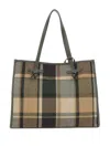 Marcella Club Check-pattern Tote Bag