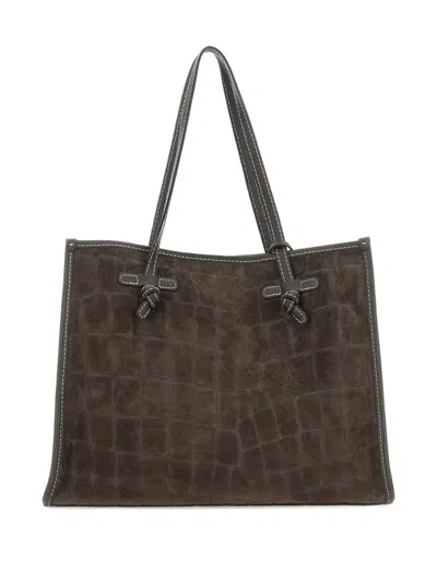 Marcella Club Crocodile-effect Tote Bag