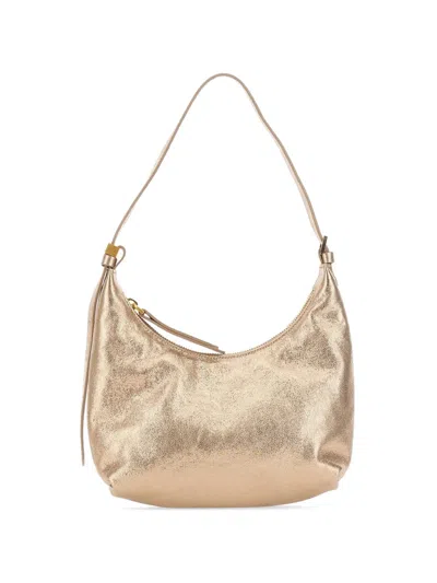 Marcella Club Ella Leather Shoulder Bag In Gold