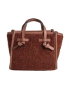 Marcella Club Gianni Chiarini Woman Handbag Brown Size - Textile Fibers, Leather In Brown