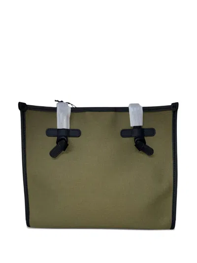 Marcella Club Knot-detail Tote Bag In Green