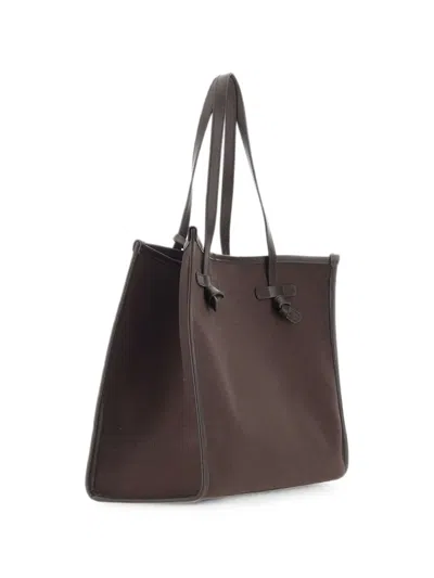 Marcella Club Large Marcella Tote Bag In Brown