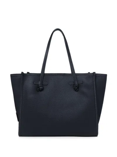Marcella Club Logo-patch Tote Bag In Black