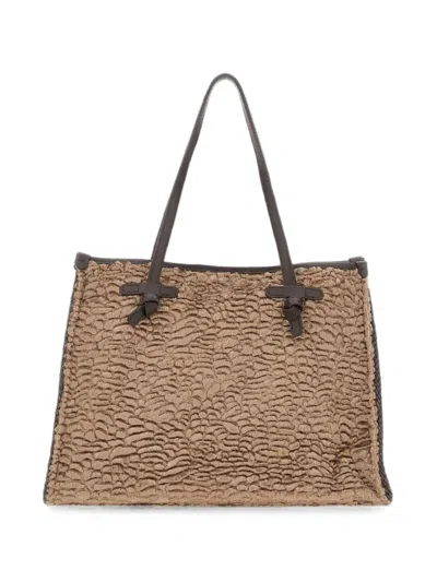 Marcella Club Marcella Faux Fur-effect Tote Bag In Brown