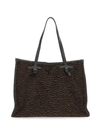 Marcella Club Marcella Faux-fur Tote Bag In Brown