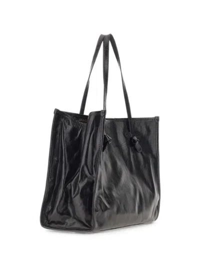 Marcella Club Marcella Glossy Shoulder Bag In Black