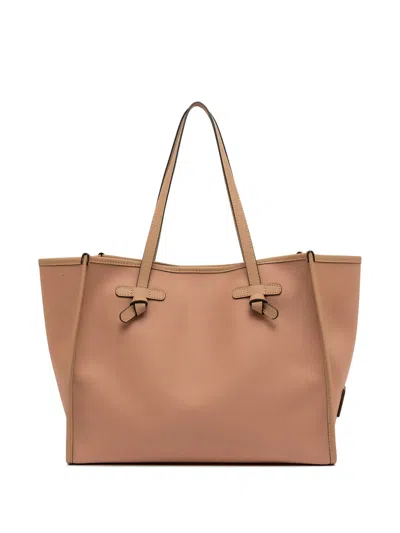 Marcella Club Marcella Knot-detail Tote Bag In Brown
