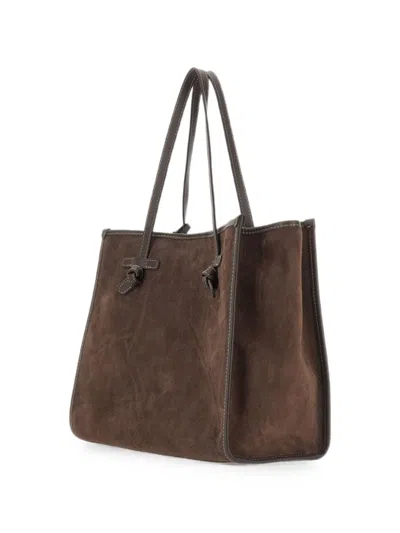 Marcella Club Marcella Suede Shoulder Bag In Purple