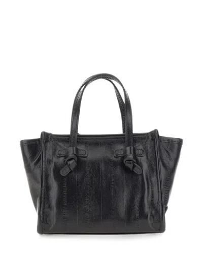Marcella Club Miss Marcella Eel-print Tote Bag In Black