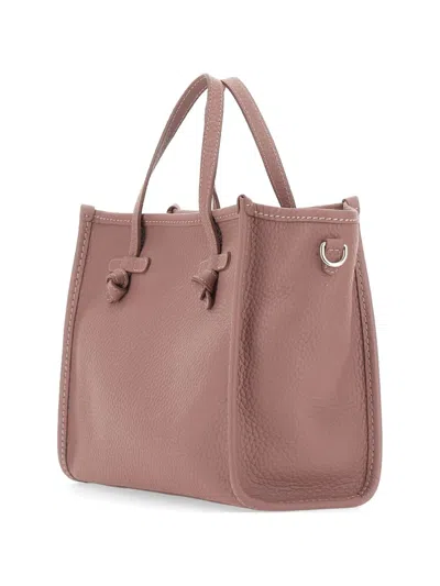 Marcella Club Miss Marcella Grain Leather Tote Bag In Pink