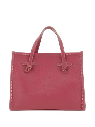 Marcella Club Miss Marcella Grained-leather Tote Bag In Pink