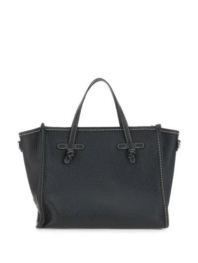 Marcella Club Miss Marcella Leather Tote Bag In Black