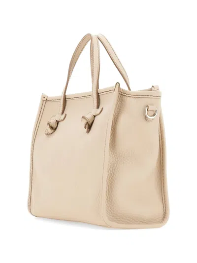 Marcella Club Miss Marcella32 Grained Leather Tote Bag In Neutral