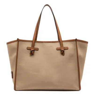 Marcella Corda-cuoio-caramel Bag In Brown