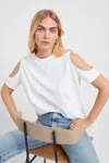 Marcella Cornelia Top In White
