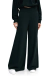 Marcella Easton Wide Leg Sweatpants In Black