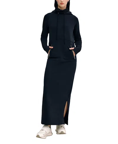 Marcella Elba Sweatshirt Dress In Black