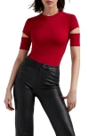 Marcella Esme Cutout Sleeve Top