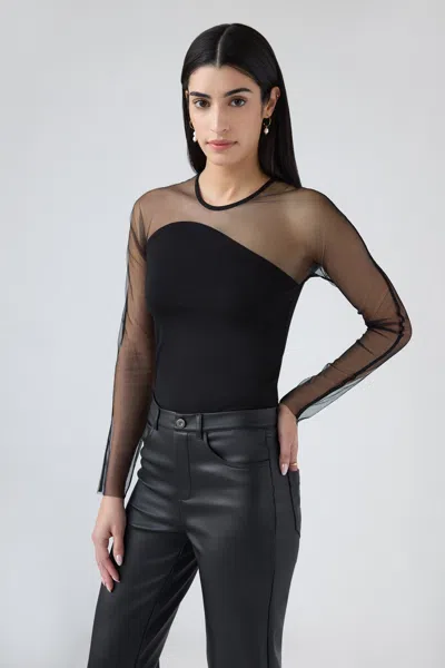 Marcella Evelyn Top In Black