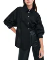 Marcella Ezra Shirt In Black