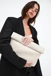 Marcella Flora Clutch In Sand