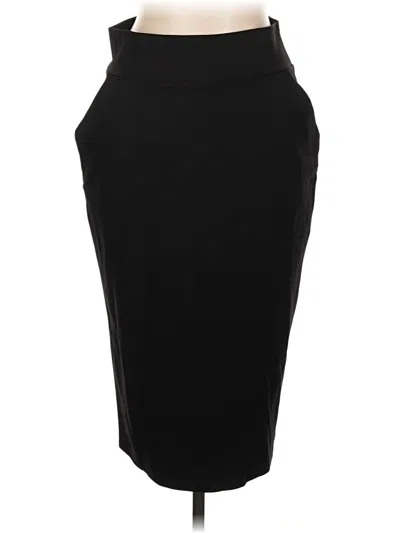 Pre-owned Marcella Formal Skirt In Black