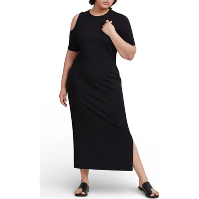 Marcella Gramercy Cutout Jersey Maxi Dress In Black