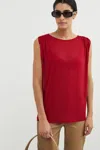 Marcella Greenwich Village Top In Red