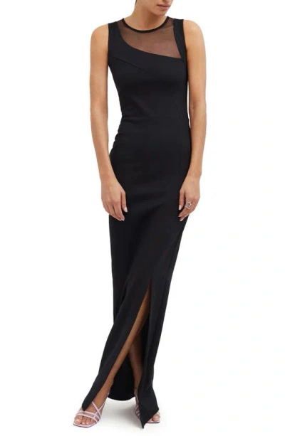 Marcella Hart Sleeveless Gown In Black