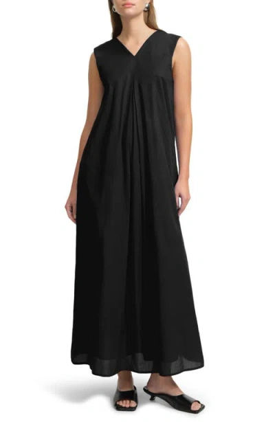 Marcella Helena Sleeveless Maxi Dress In Black