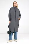 Marcella Herald Coat In Gray