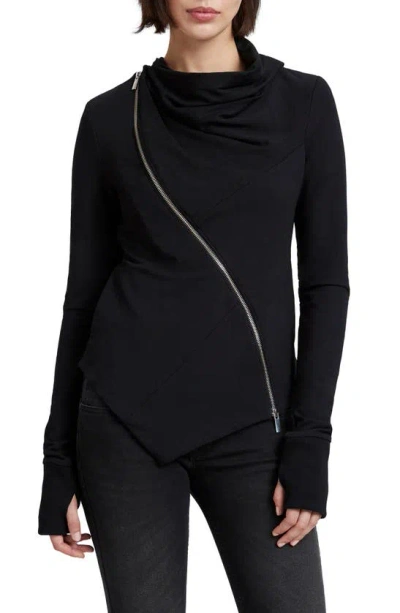Marcella Hoyt French Terry Jacket In Black