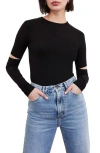 MARCELLA INDRA CUTOUT SLEEVE TOP