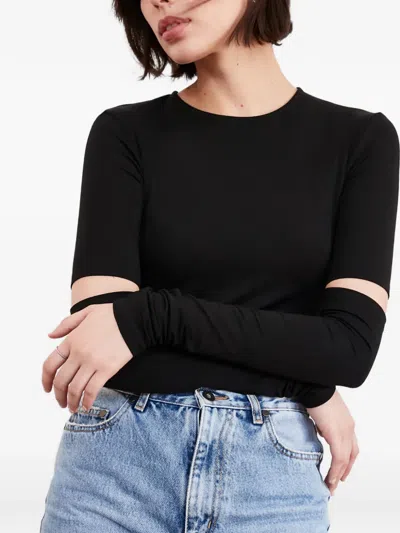 Marcella Indra 长袖上衣 In Black