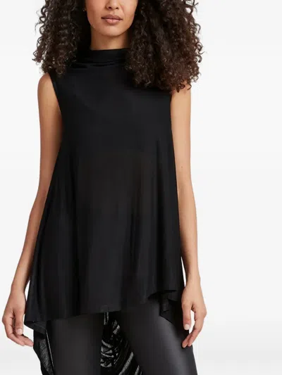 Marcella Ines 无袖长款上衣 In Black