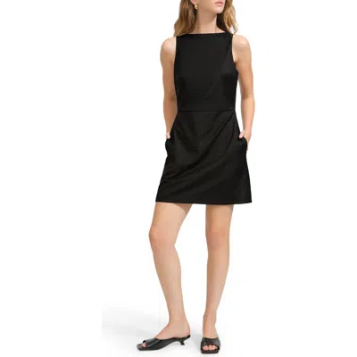 Marcella Jessica Sleeveless Minidress In Black