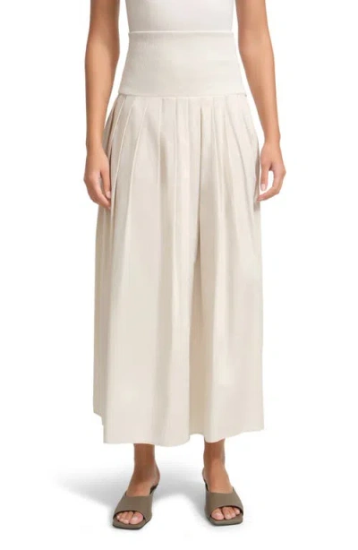 Marcella Kenmare Pleated Maxi Skirt In Neutral