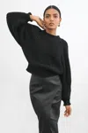 Marcella Lark Knit Sweater In Black