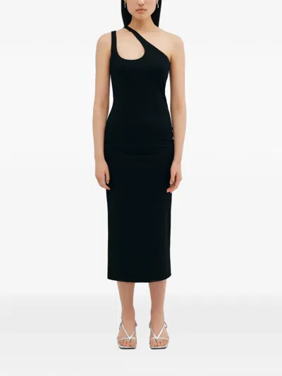 Marcella Liore Midi Dress In Black