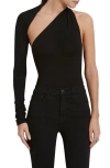 MARCELLA MANHATTAN ONE-SHOULDER BODYSUIT