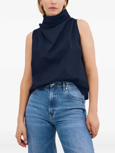 Marcella Minna Sleeveless Top In Blue