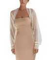 Marcella Olympia Bolero Jacket Jacket In Neutral