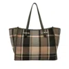 Marcella Plaid Shopper Bag In Multi