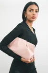 Marcella Rory Vegan Clutch In Neutral
