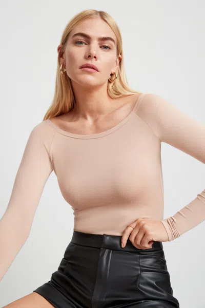 Marcella Rosa Top In Neutral